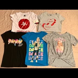 JoJo Siwa shirt set 7/8 bow exclusive musically